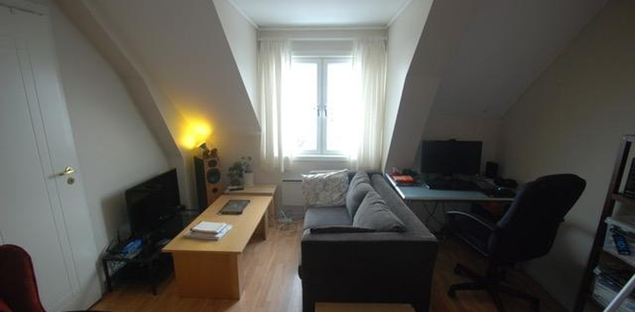 Stue sett fra kjøkken