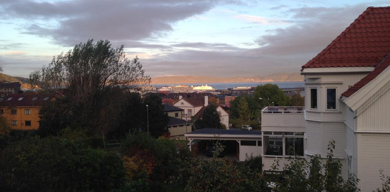 Utsikt fra verandaen