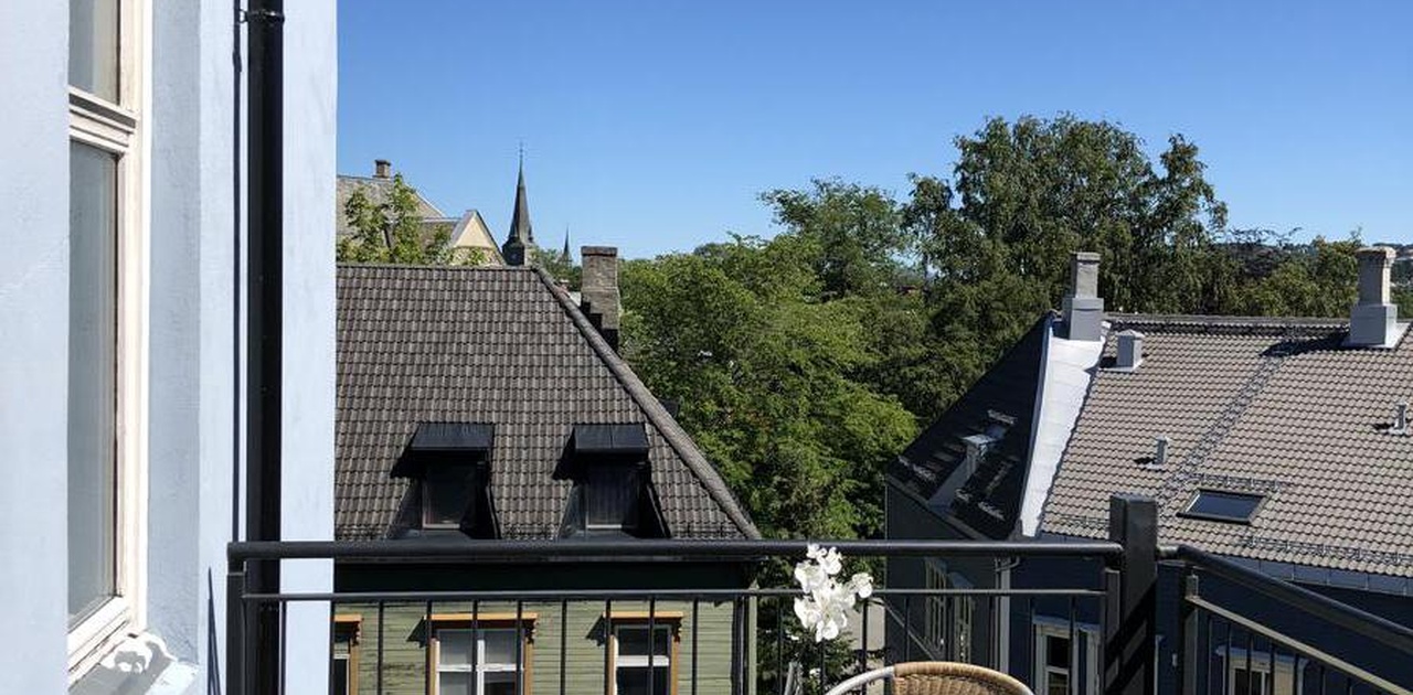 Leilighetens balkong