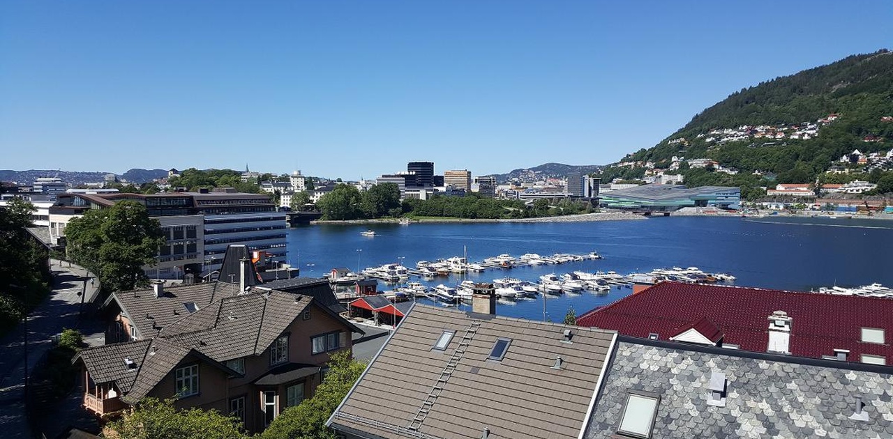Utsikt fra balkongen
