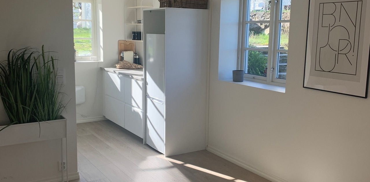 Åpen stue/kjøkkenløsning