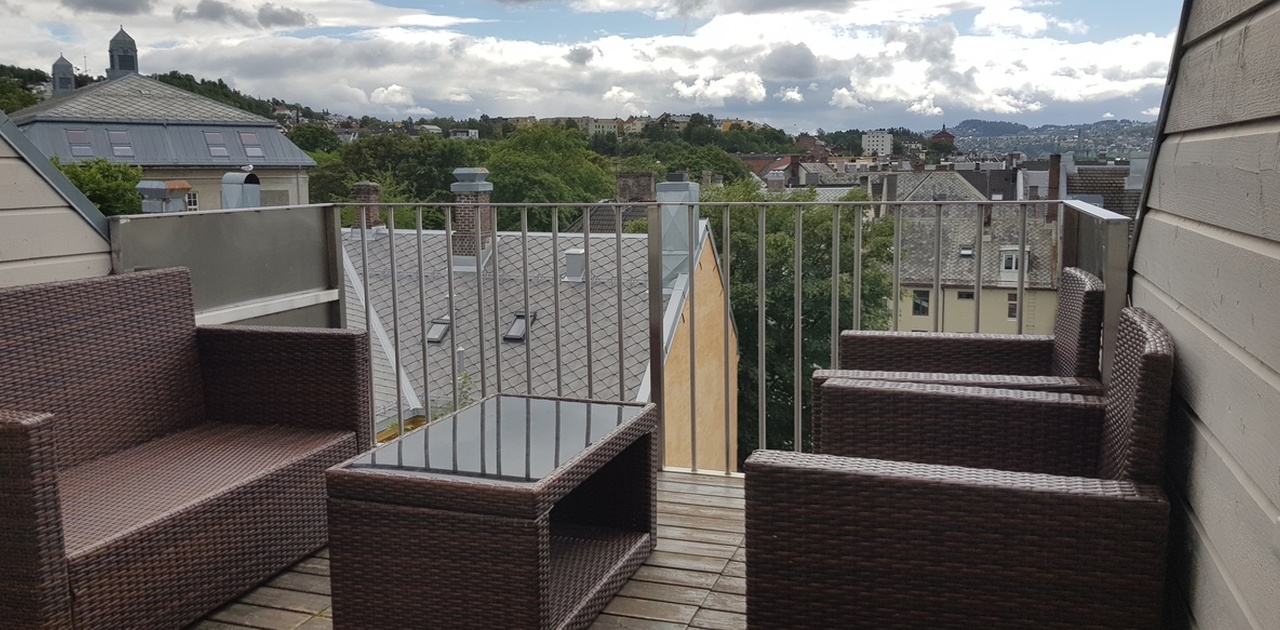 Flott balkong!