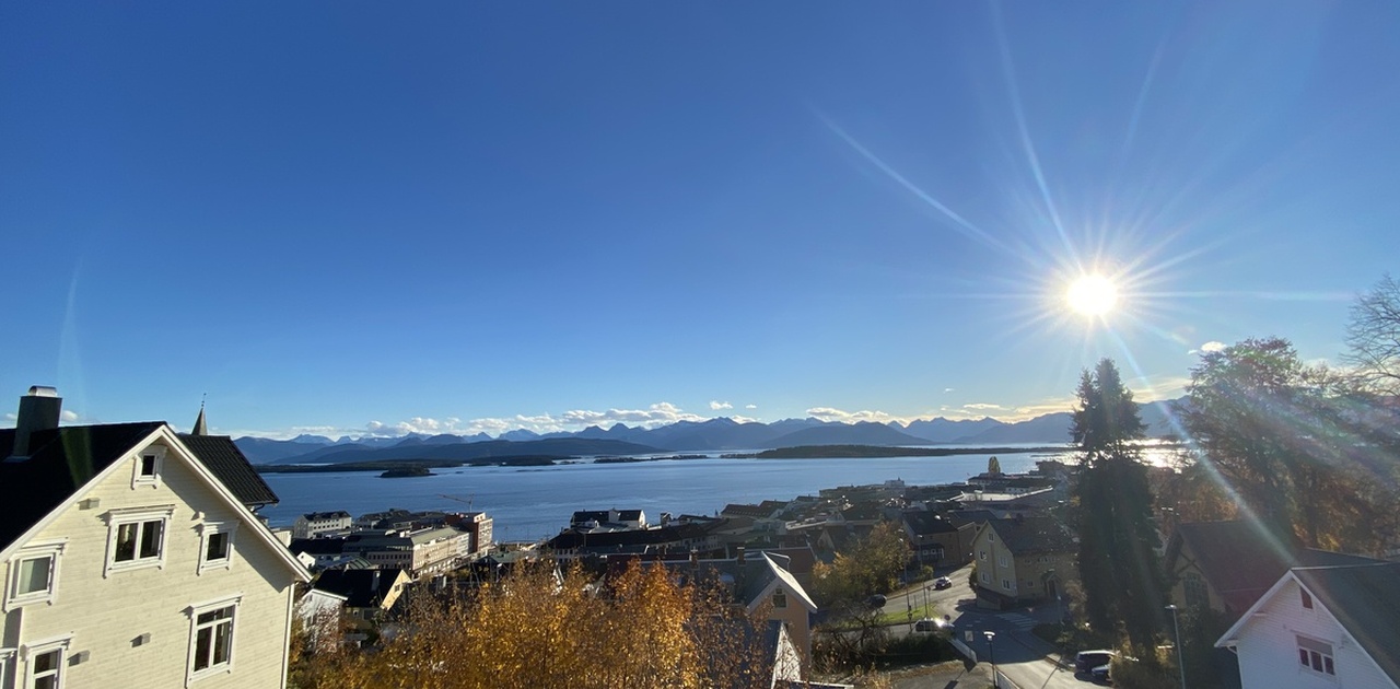 Utsikt fra hybelen