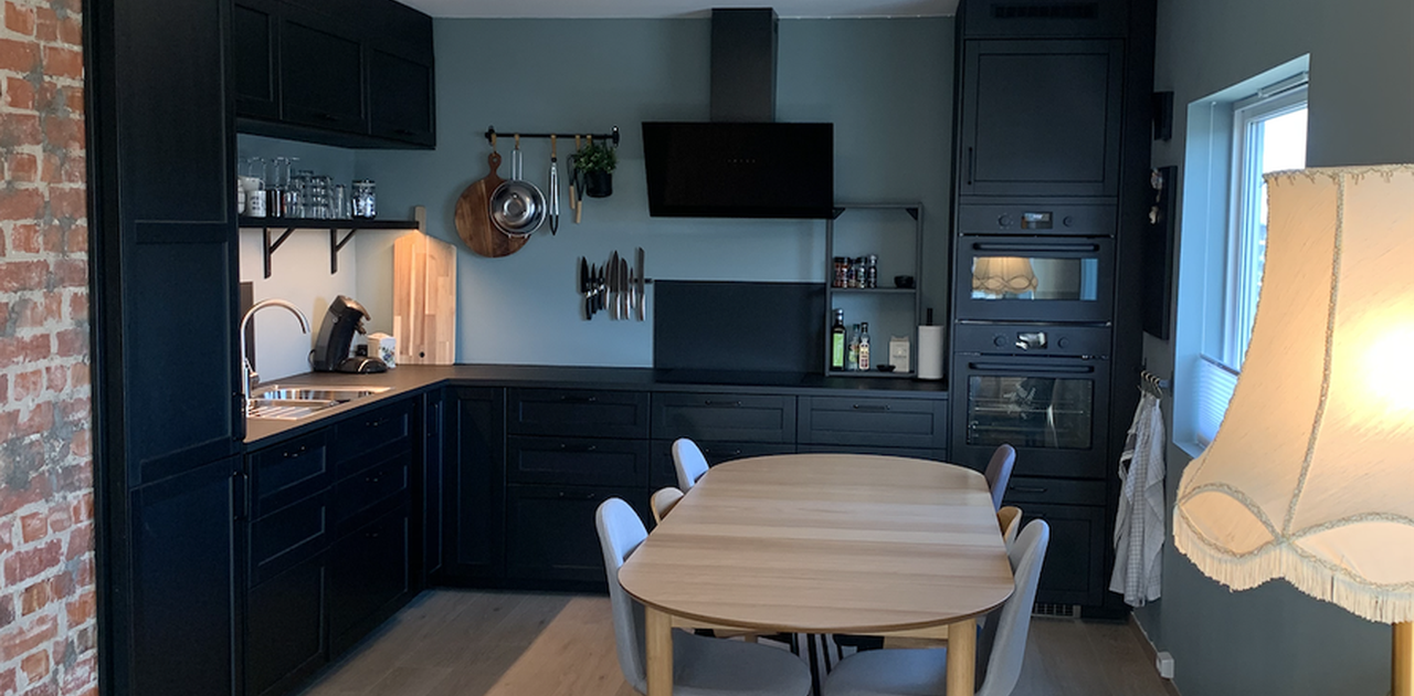 Mot kjøkken sett fra stue