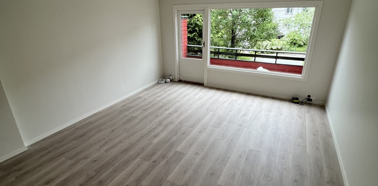 Stor stue ca. 30 kvm utgang til veranda