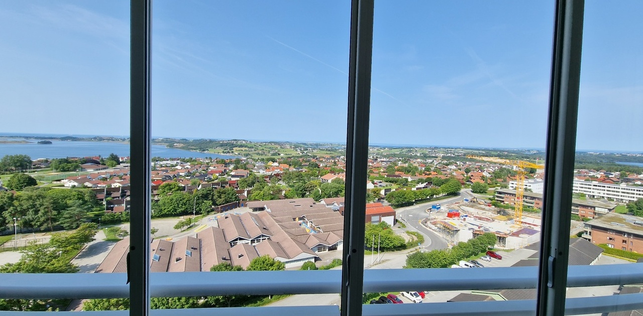 Utsikt fra balkong