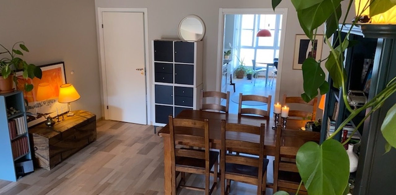 Svært romslig stue