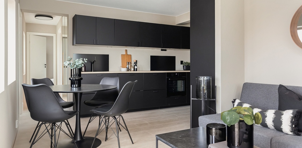 Velkommen til Tempevegen. Eksklusiv og stilig leilighet på ca. 100 kvm med svært attraktiv beliggenhet ved NTNU Gløshaugen og Handelshøyskolen. Høy standard.