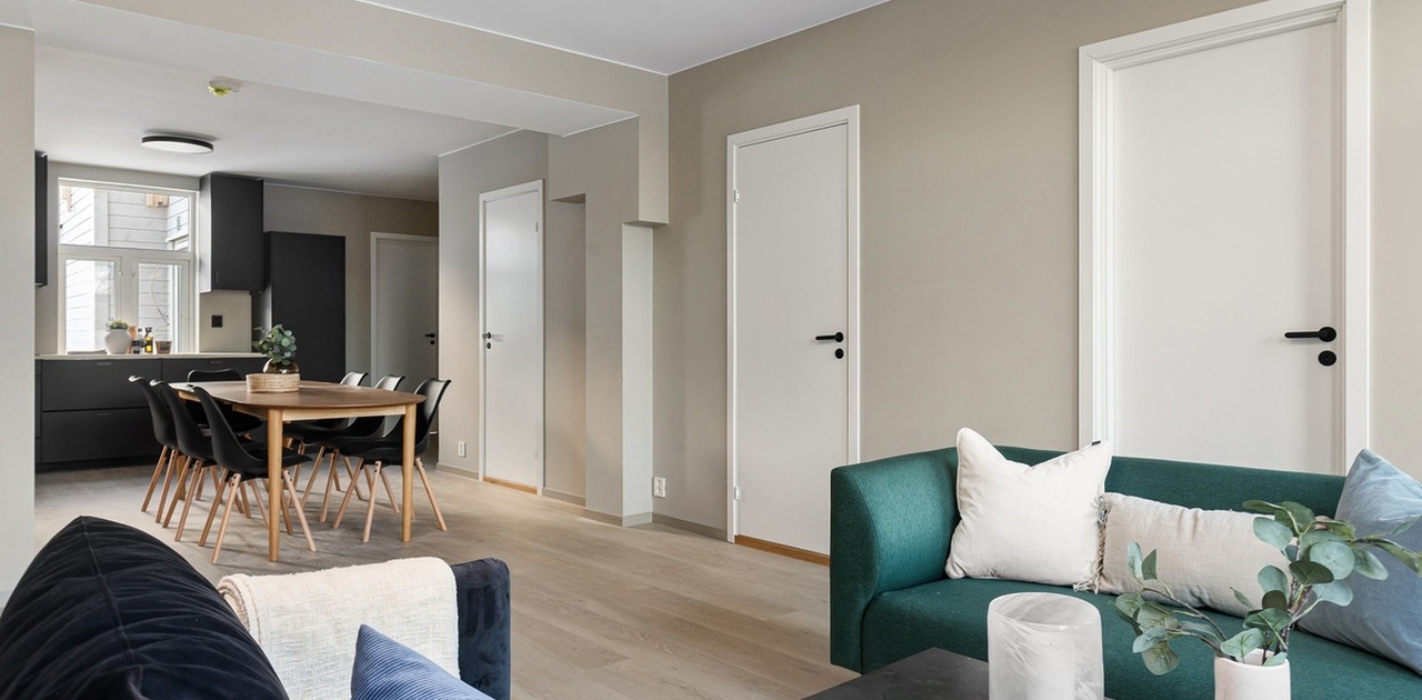 Velkommen til Innherredsveien 91! Eksklusiv og topmoderne leilighet med svært attraktiv beliggenhet.