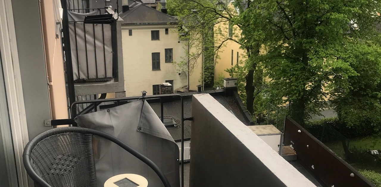 Rolig bakgård