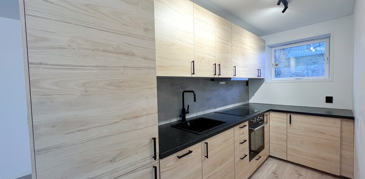 Kjøkken med tapwell armentur