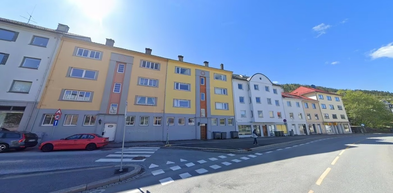 Fasade, leiligheten er i 2. etg