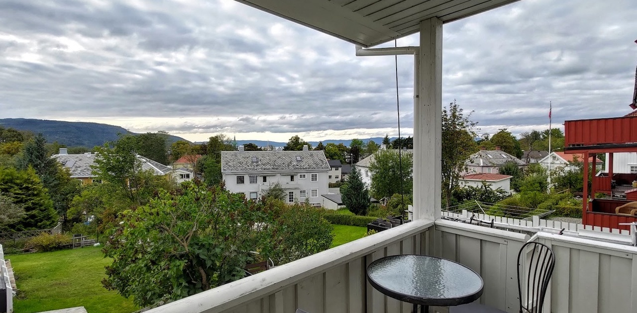 utsikt fra terasse