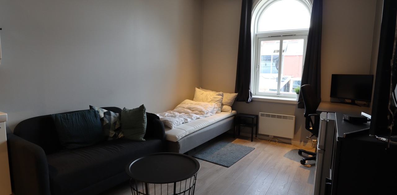 Rommet er på ca 14 m².
