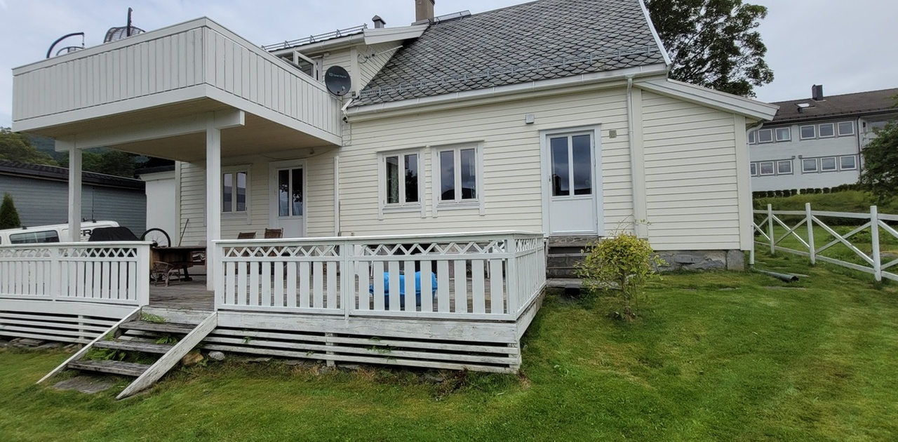 Terrasse med dør rett på kjøkkenet