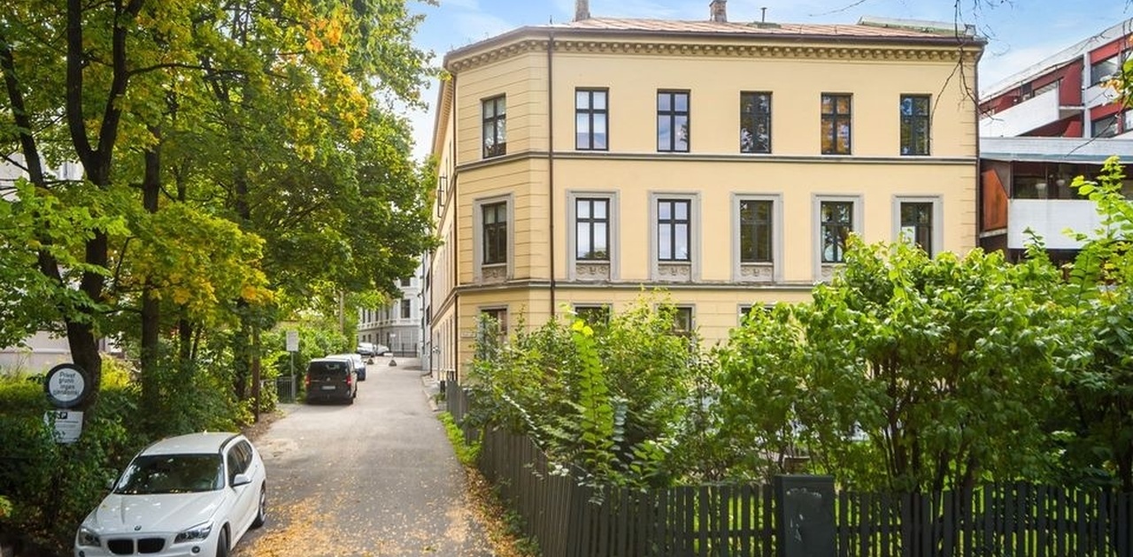 gården ligger i en blindgate