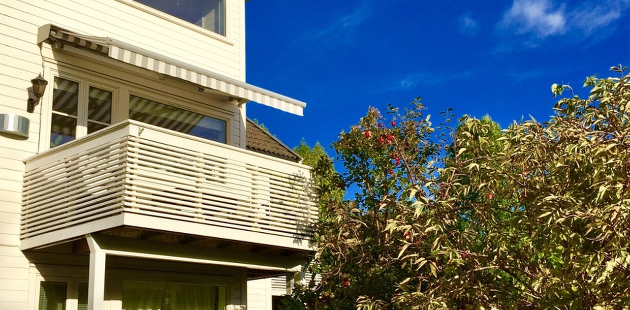 Garden and house