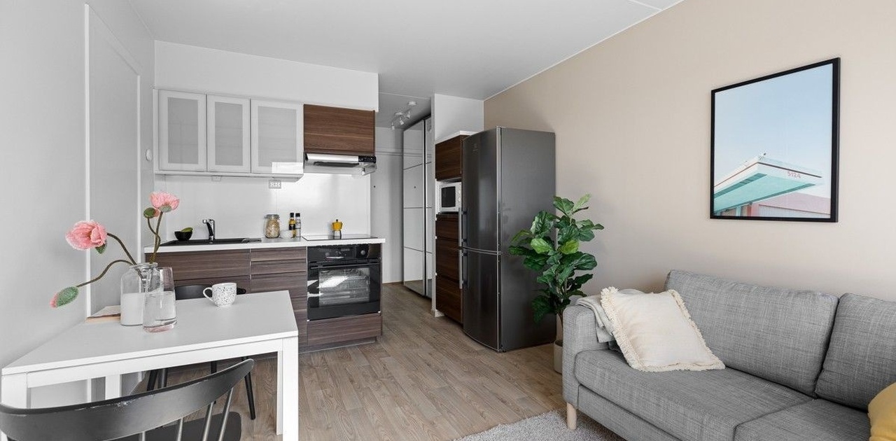 Oppgradert kjøkken med hvitevarer inkludert