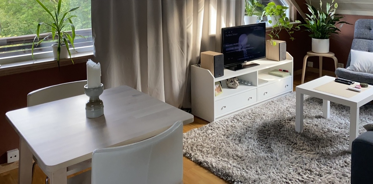 Åpen stue/kjøkkenløsning