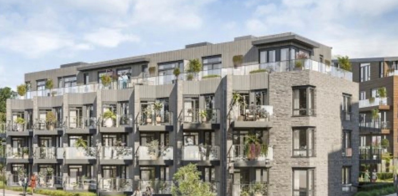 Leiligheten ligger i andre etasje