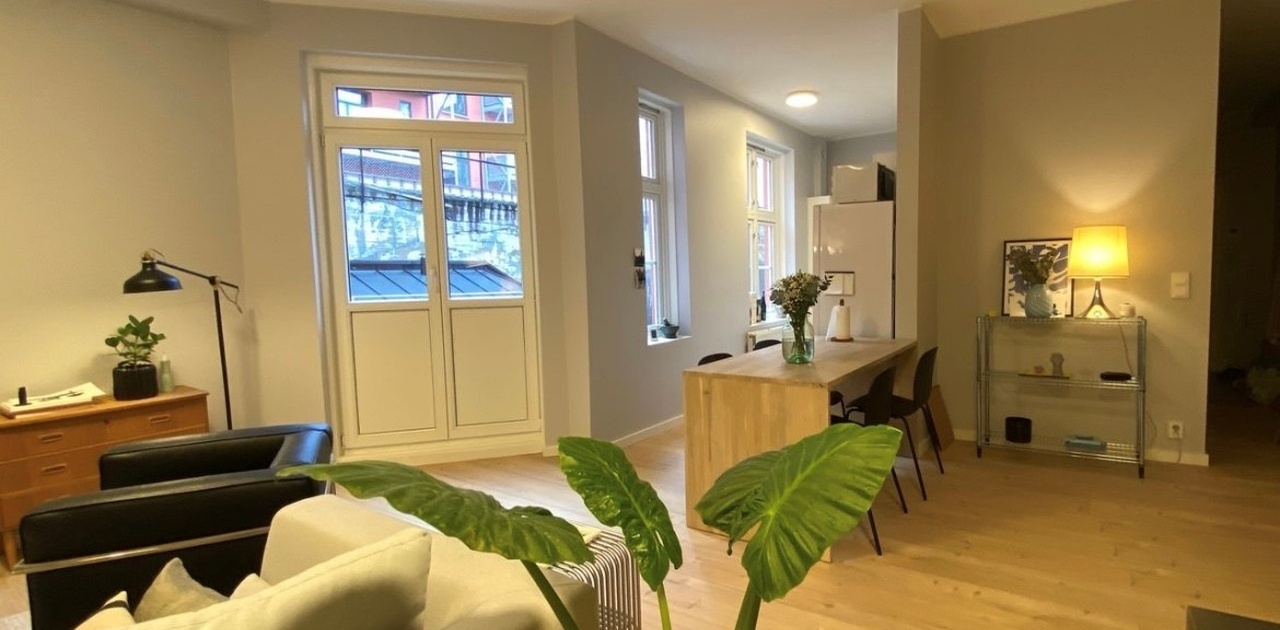 stue og fransk veranda