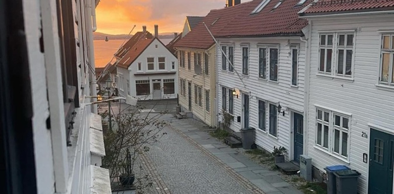 Utsikt fra soverommene