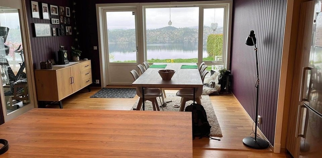 Utsikt fra bak kjøkkenøy