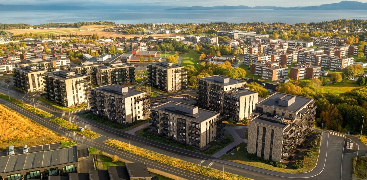 Oversiktsbilde Strindalia. Bilder er lånt med tillatelse fra JM Bygg
