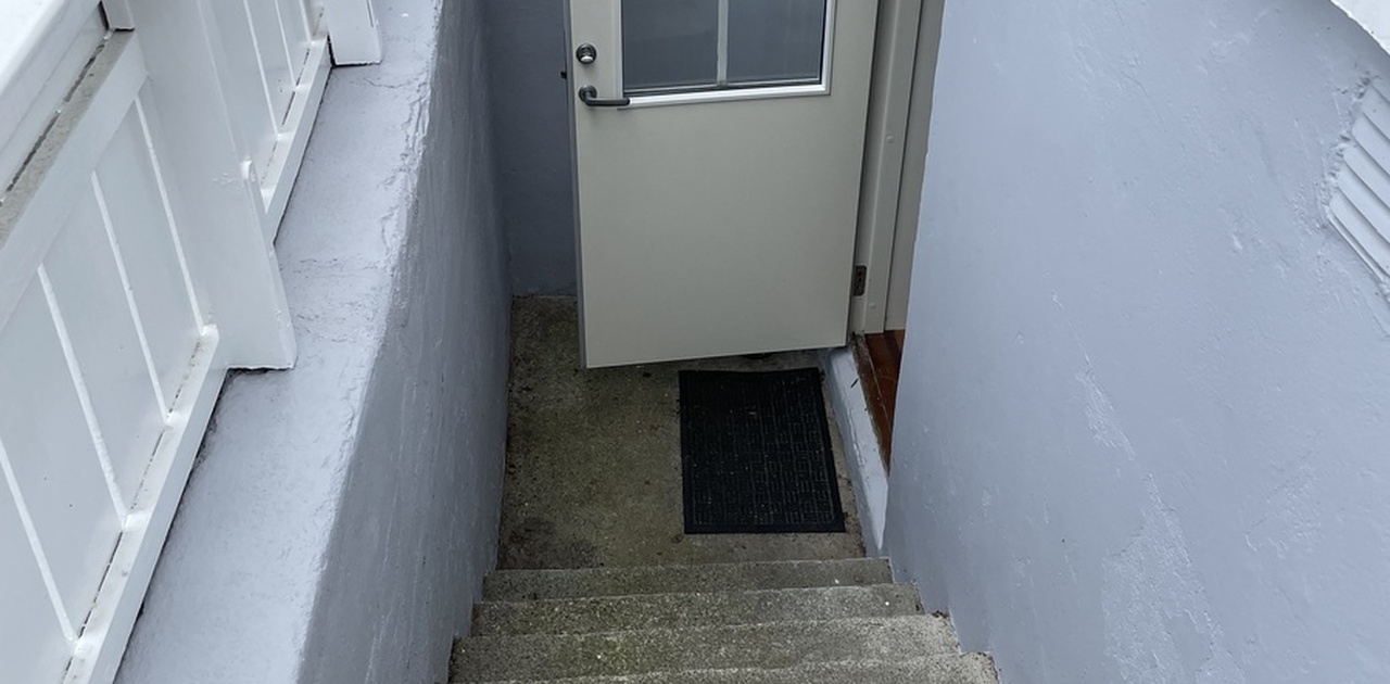 Inngangen til bofellesskapet.