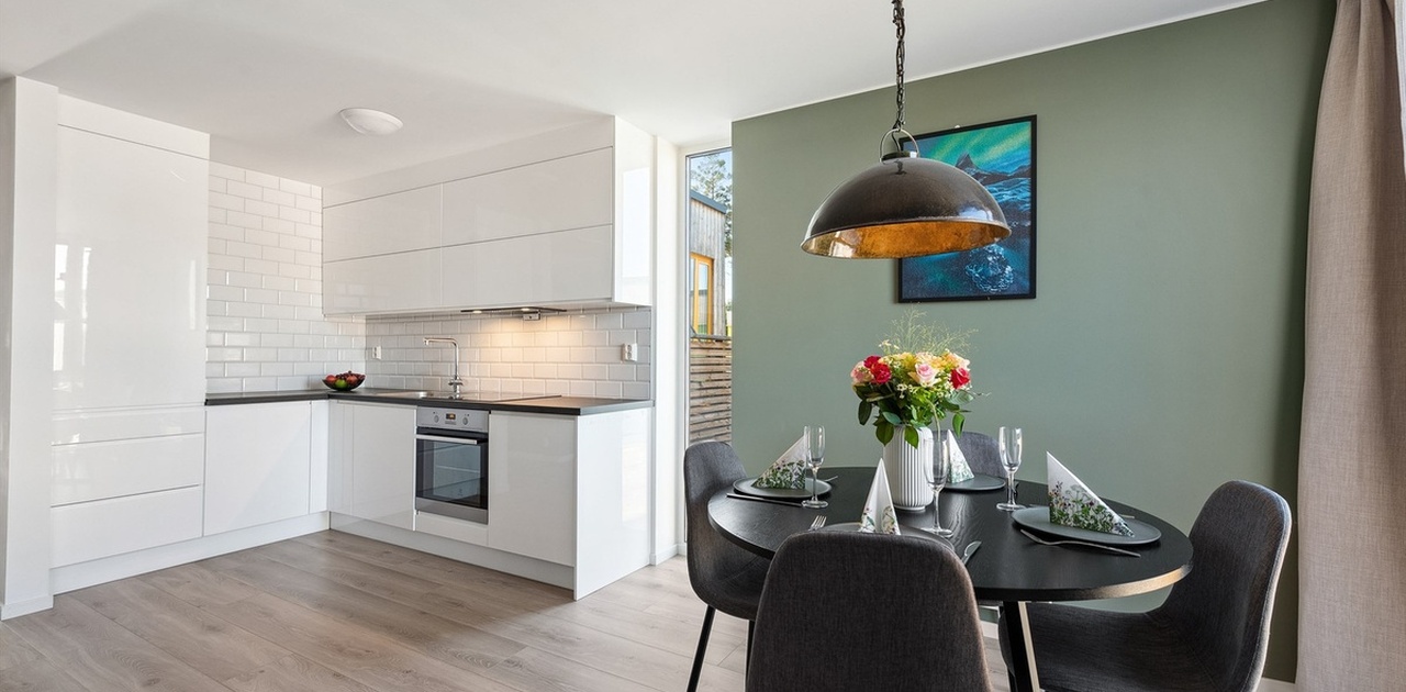 Moderne 3-roms leilighet på 64 kvm