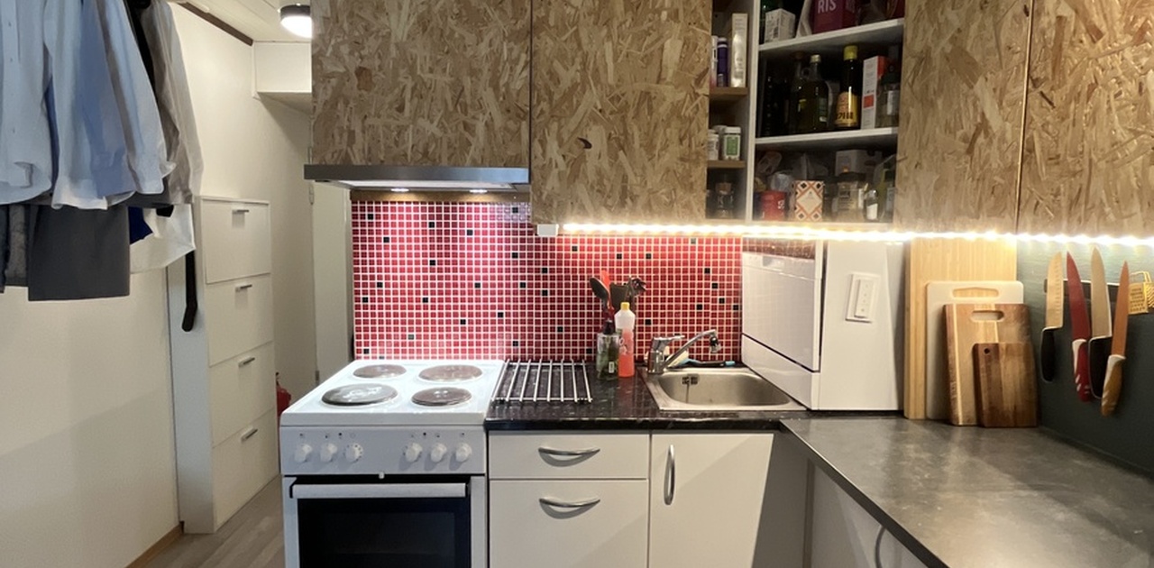 Fint og enkelt kjøkken