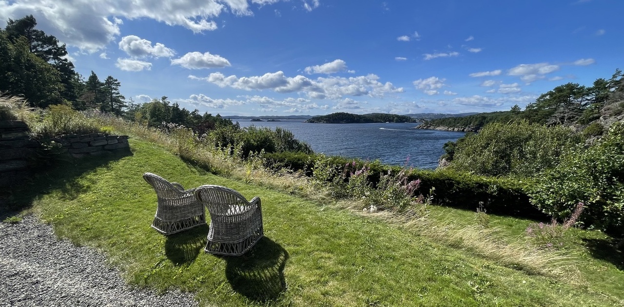 Utsikt fra uteplassen