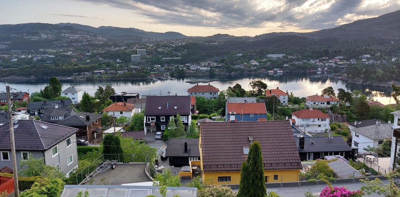 Utsikt fra leiligheten
