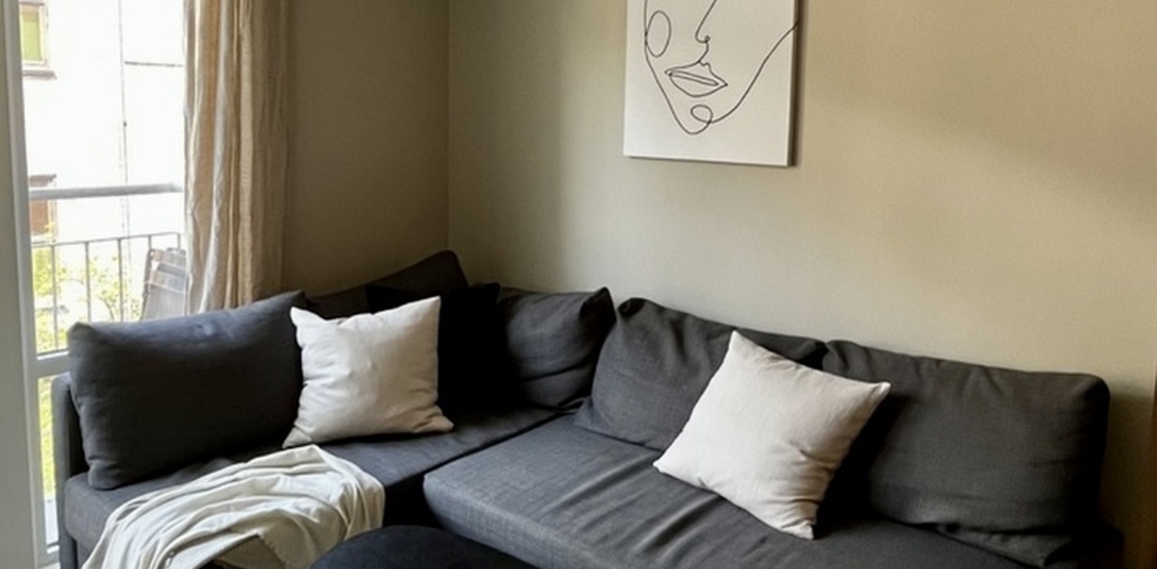 stue med sovesofa