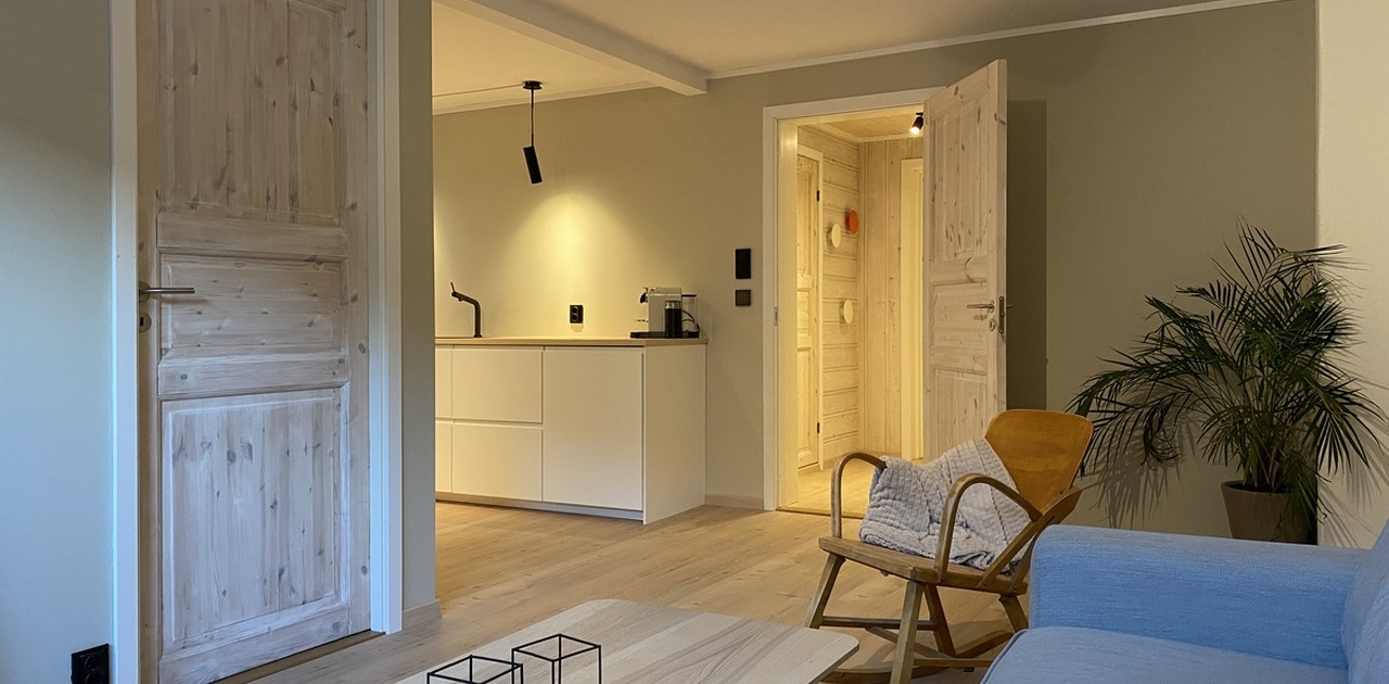 Open stove/kjøkenløysing