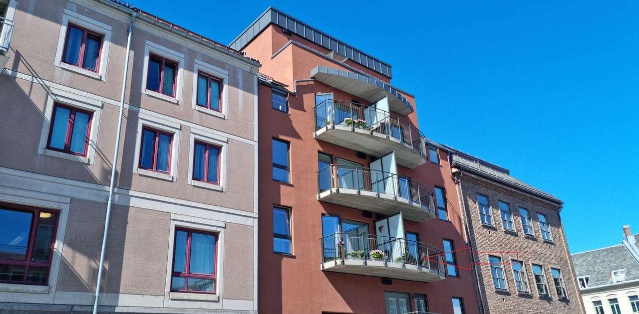 Fasade avmerket leil 301