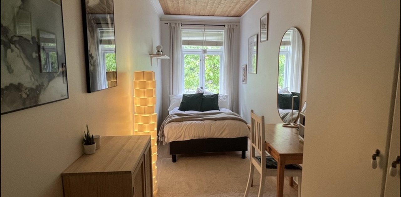 Soverommet som er til leie