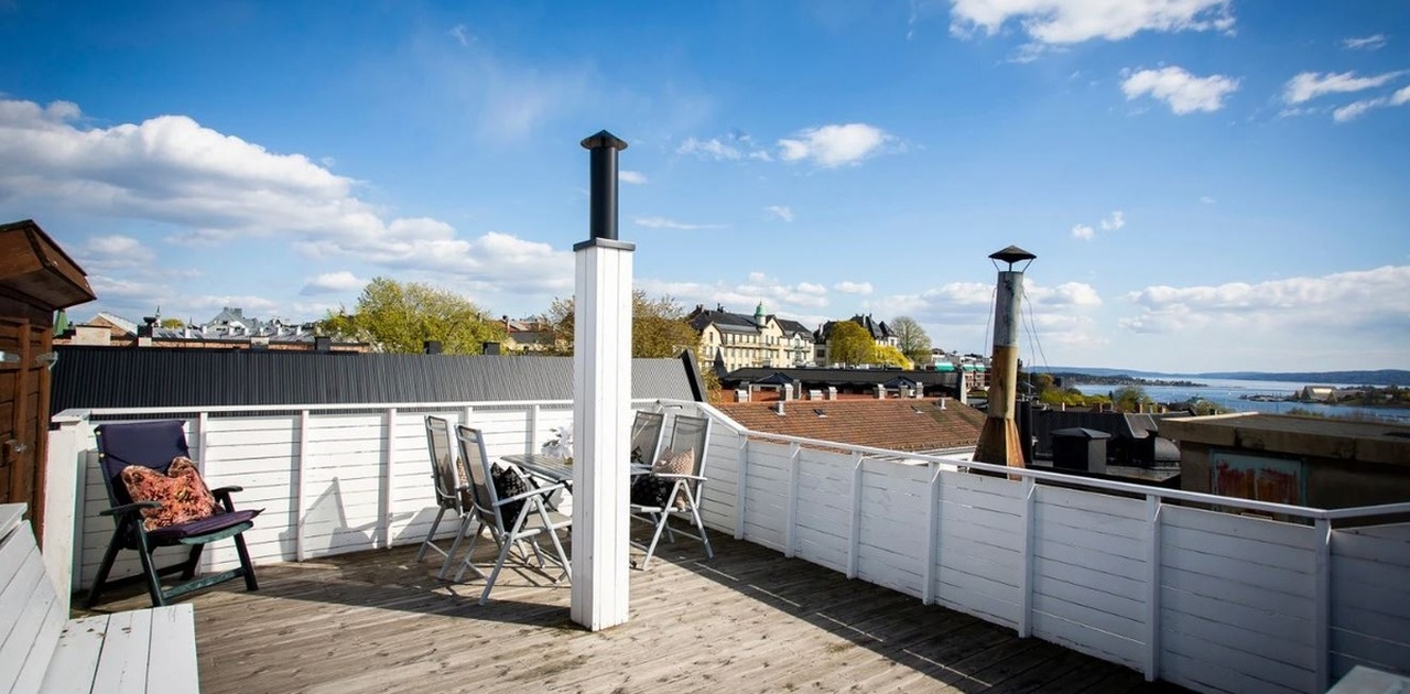 Solrik felles takterrasse