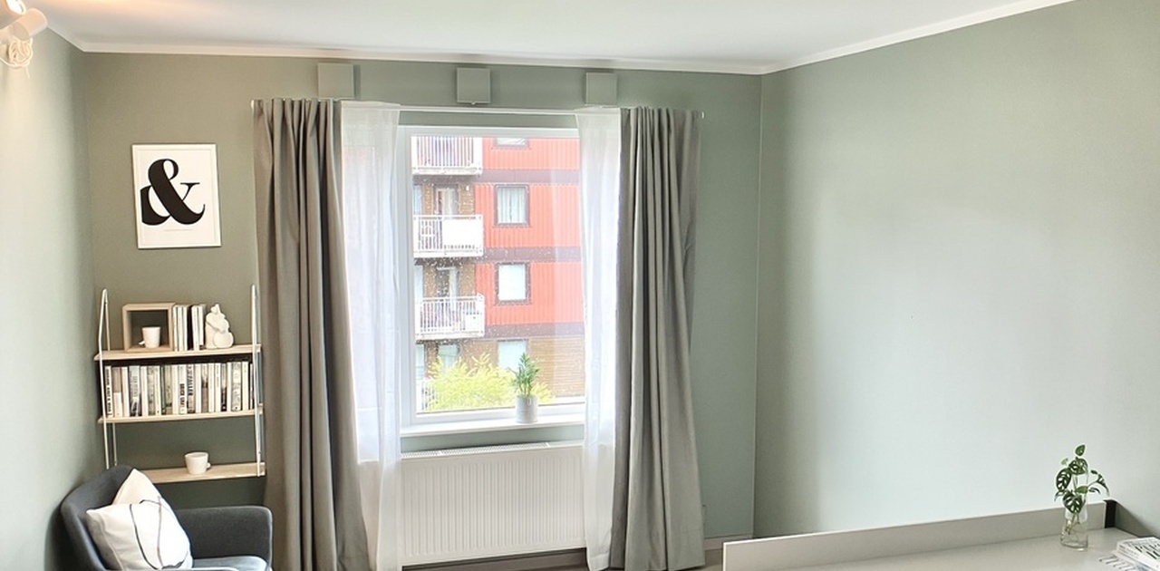 Lys og koselig leilighet i 3. etasje.