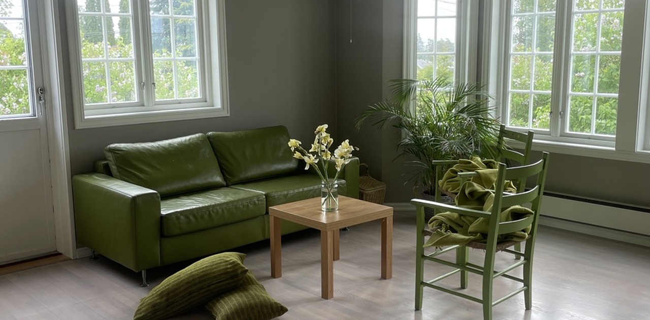 Stue m7 plass til salong og spisestue