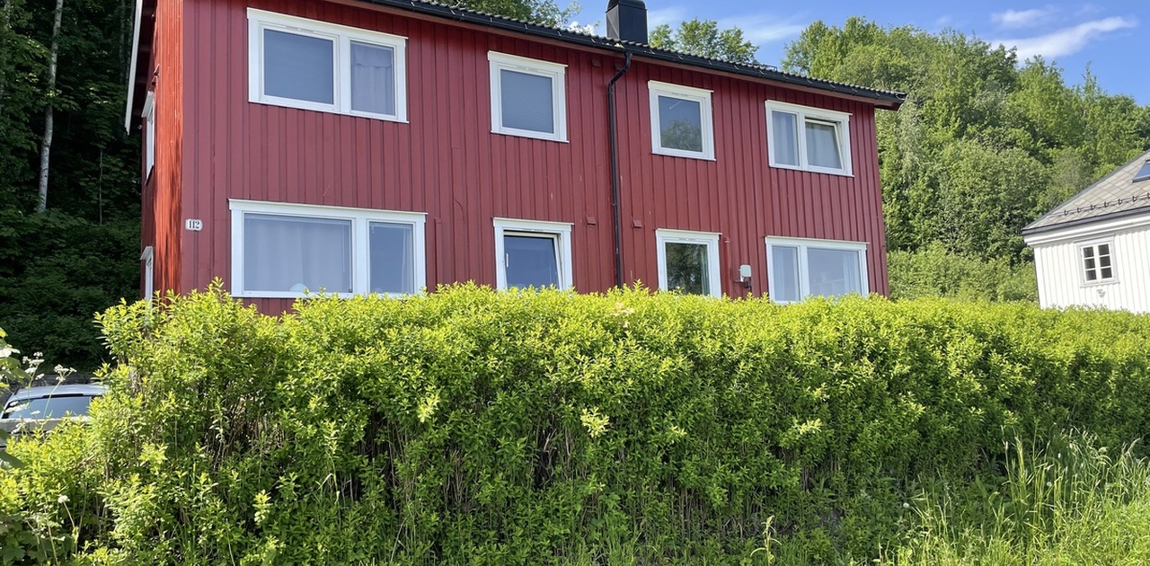 Tomannsbolig. Halvparten til høyer er ledig.