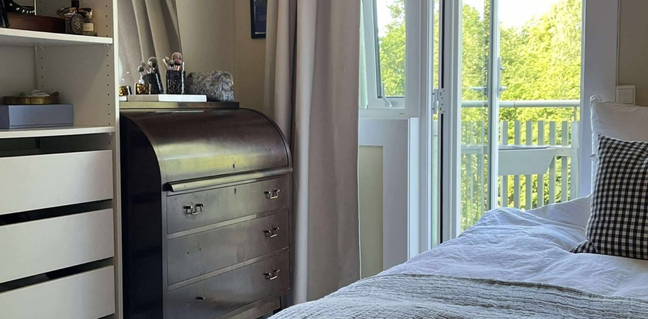 Soverommet som leies ut