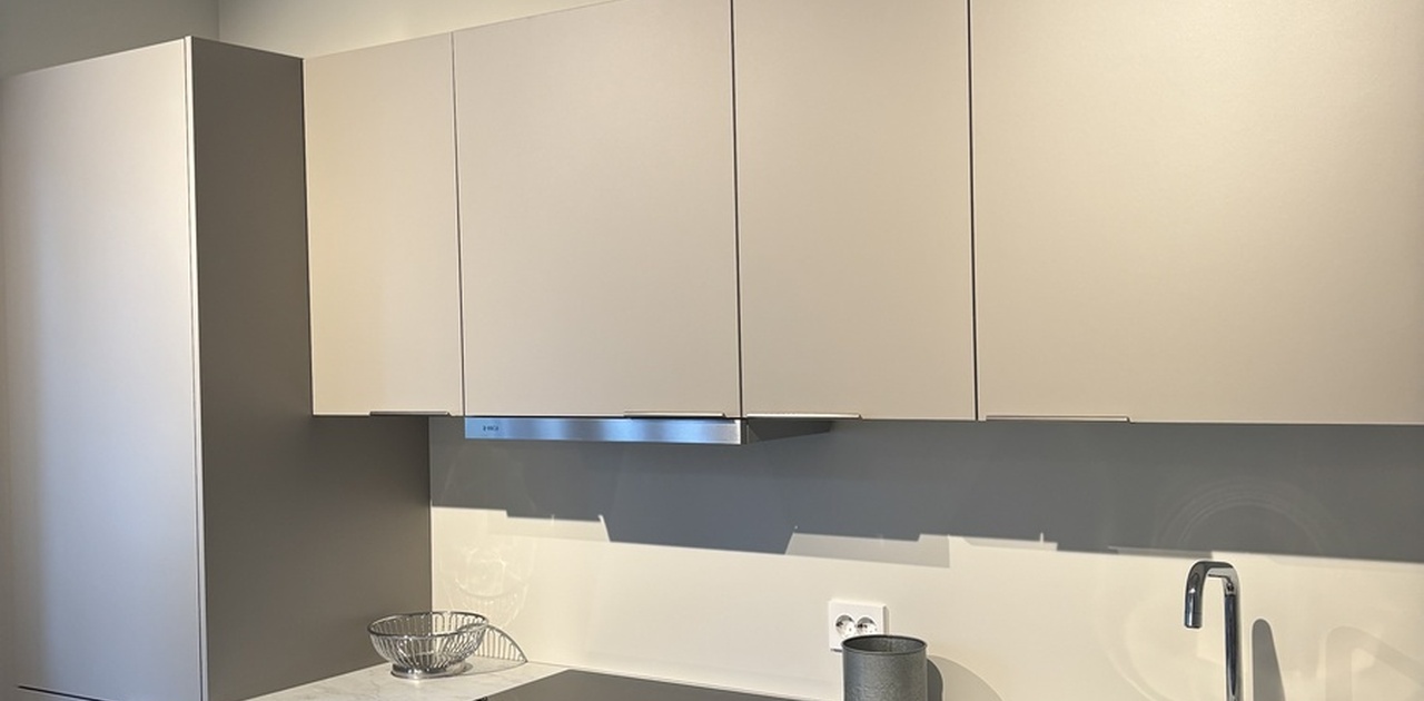 Kjøkken med integrerte hvitevarer