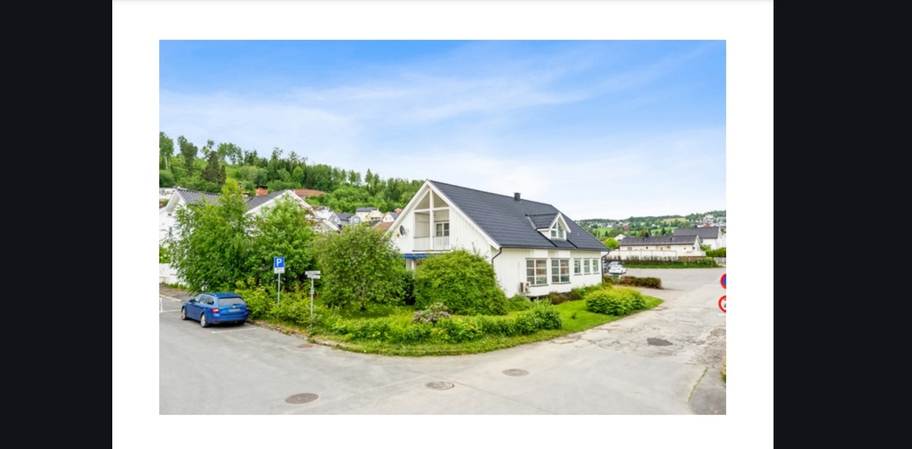 Framside av hus.