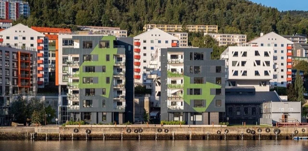 Damsgårdveien Bygget sett utenfra