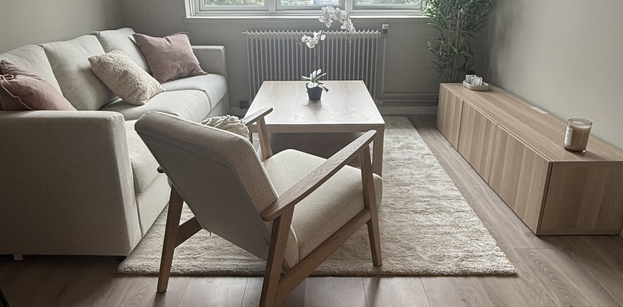 Nytt og moderne med nordisk stil. Fullt møblert!