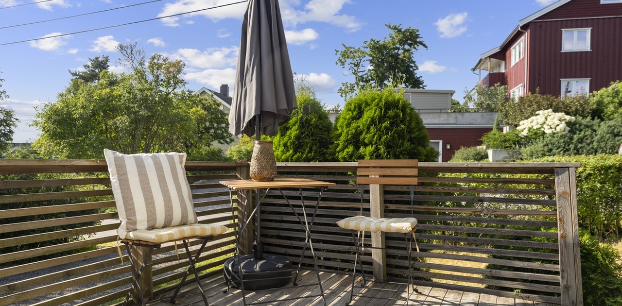 Privat terrasse