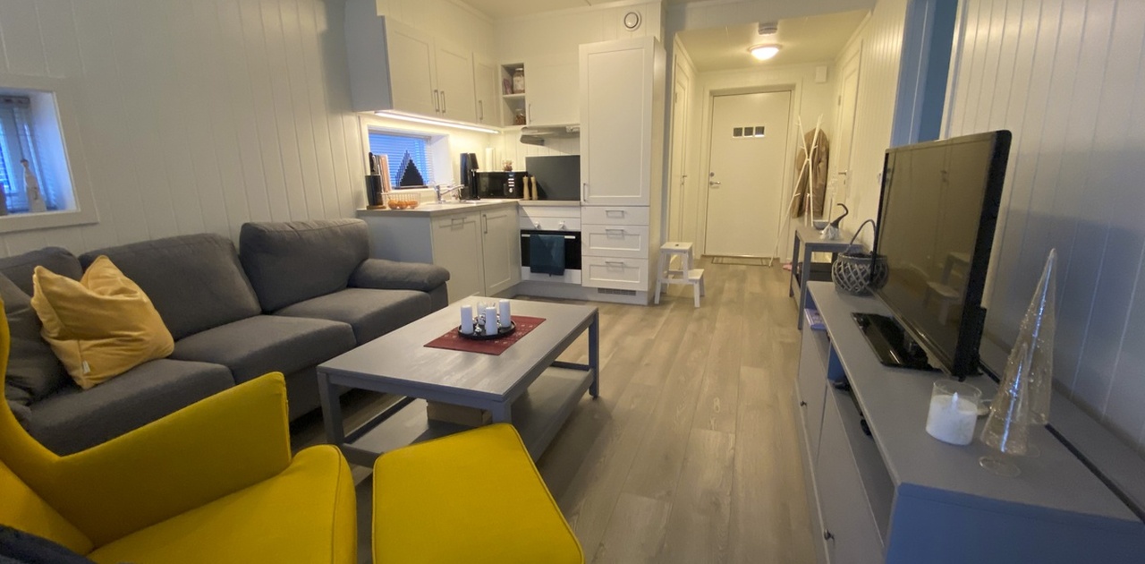 Bilder fra en annen leilighet, men samme løsning