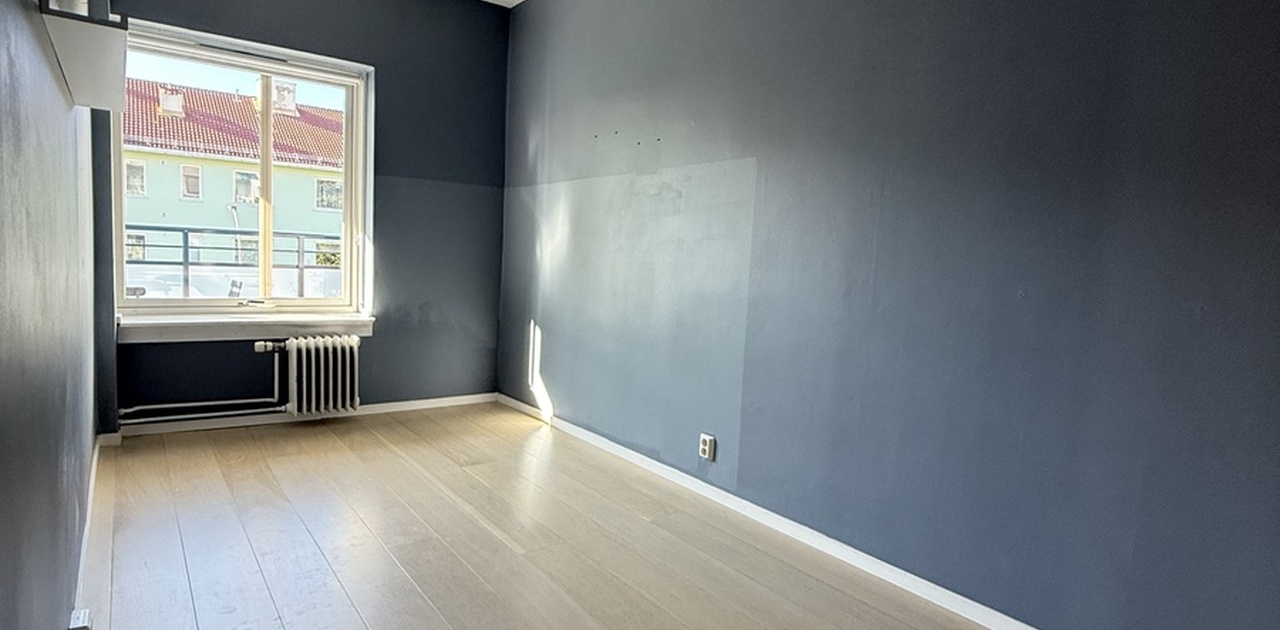 12 kvm rom i leilighet, inklusive innbygget skap/bodplass.