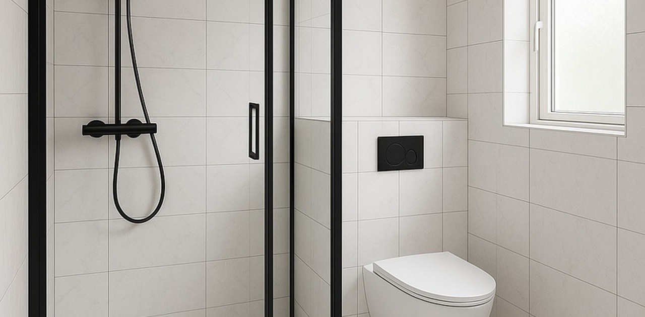 Bilde kun til illustrasjon, badet er under oppussing og vil se omtrent ut som dette når ferdig.